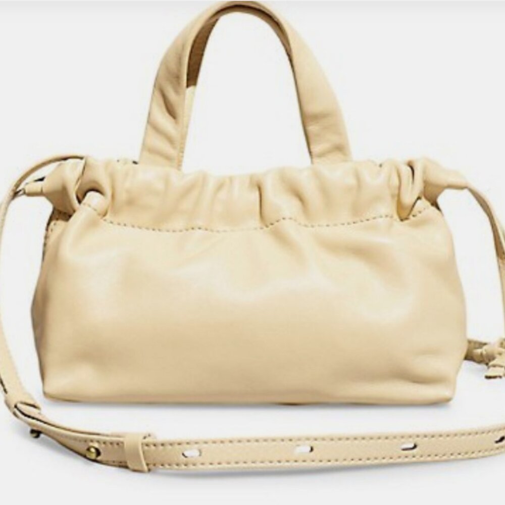 Madewell - The Piazza Mini Leather Crossbody Bag, BUTTERED SCONE